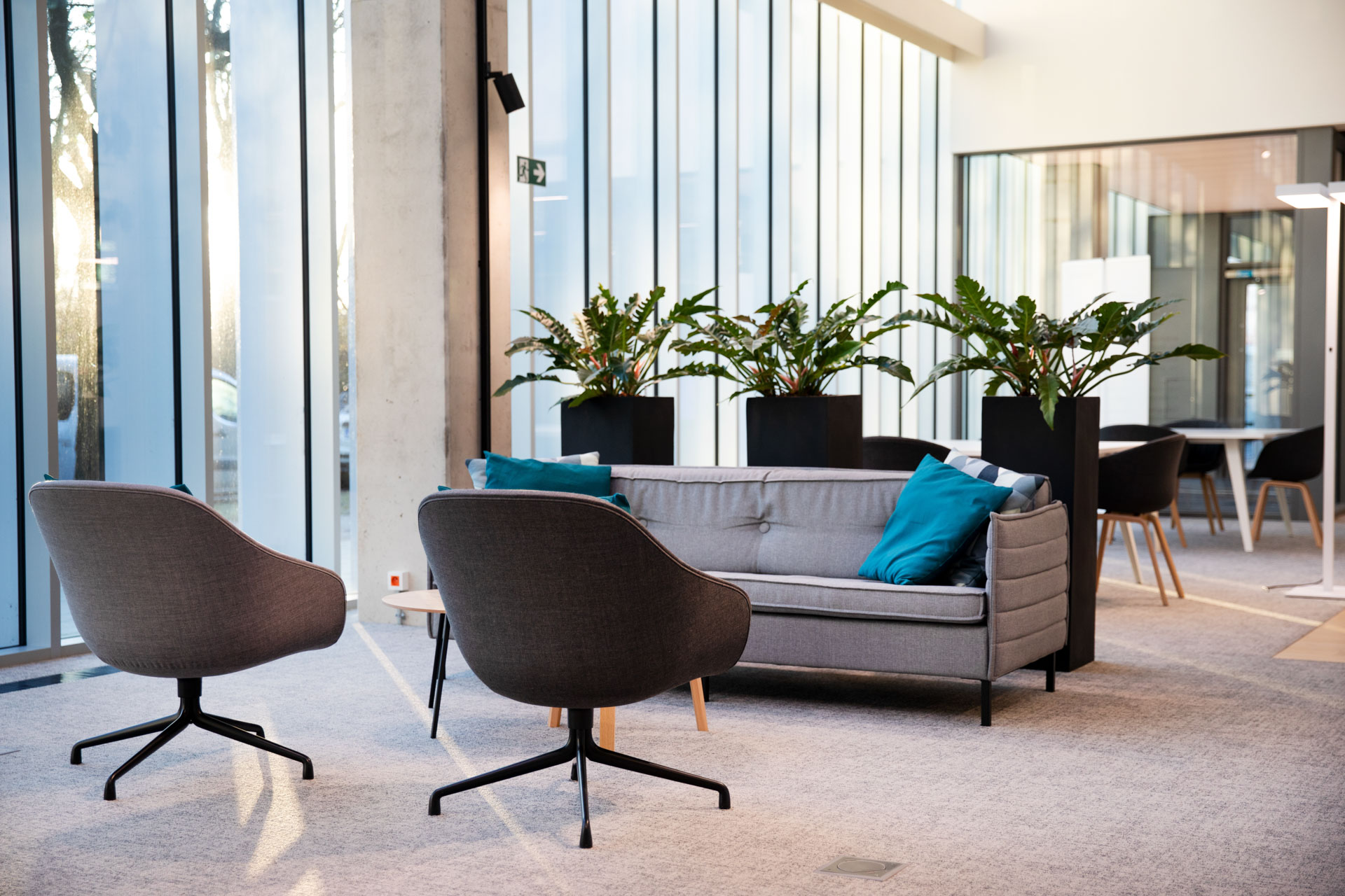 Comfortabel informeel overleg met softseating