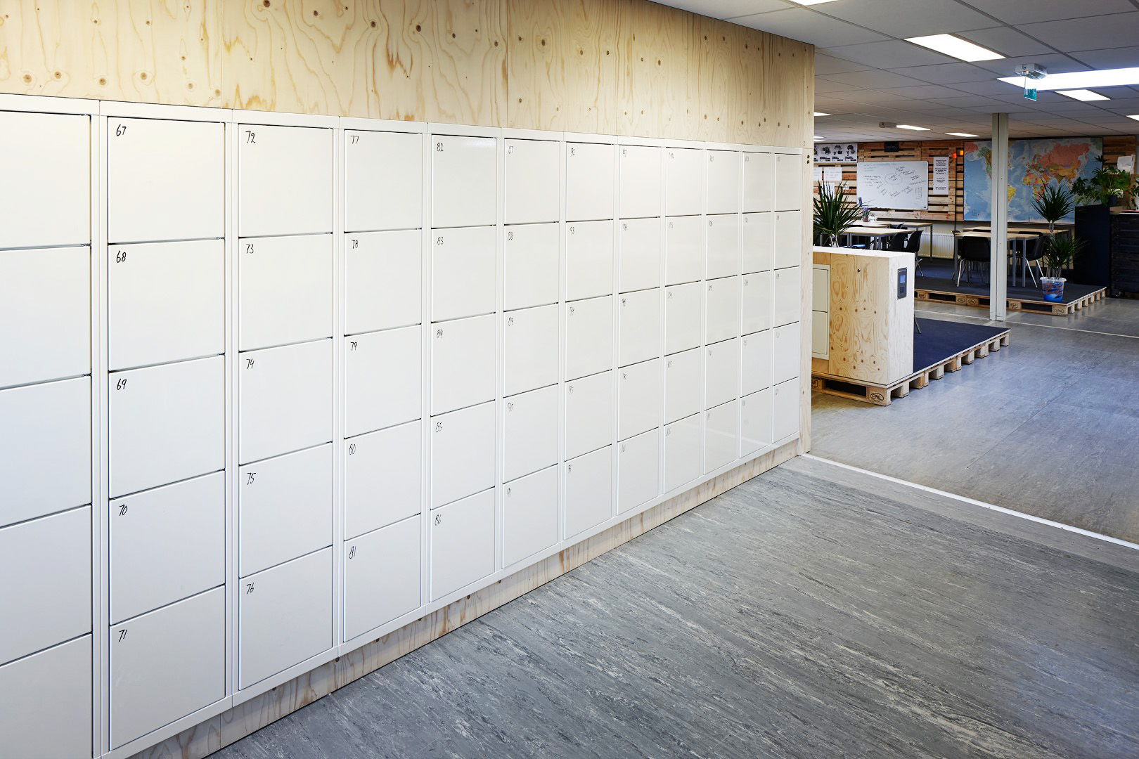 Ingebouwde lockers