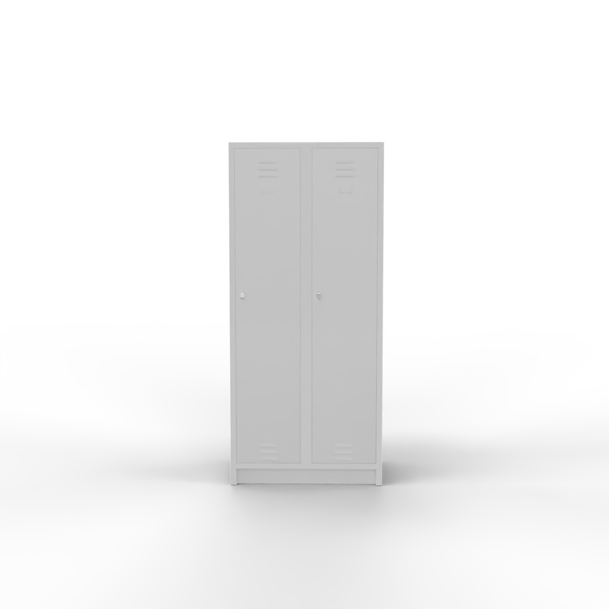 Two-door wardrobe